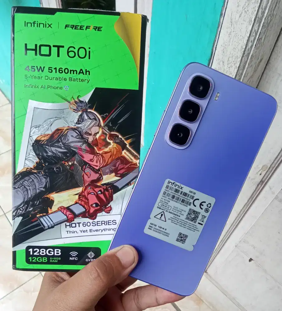infinix HOT 60i Ram 6+6/128