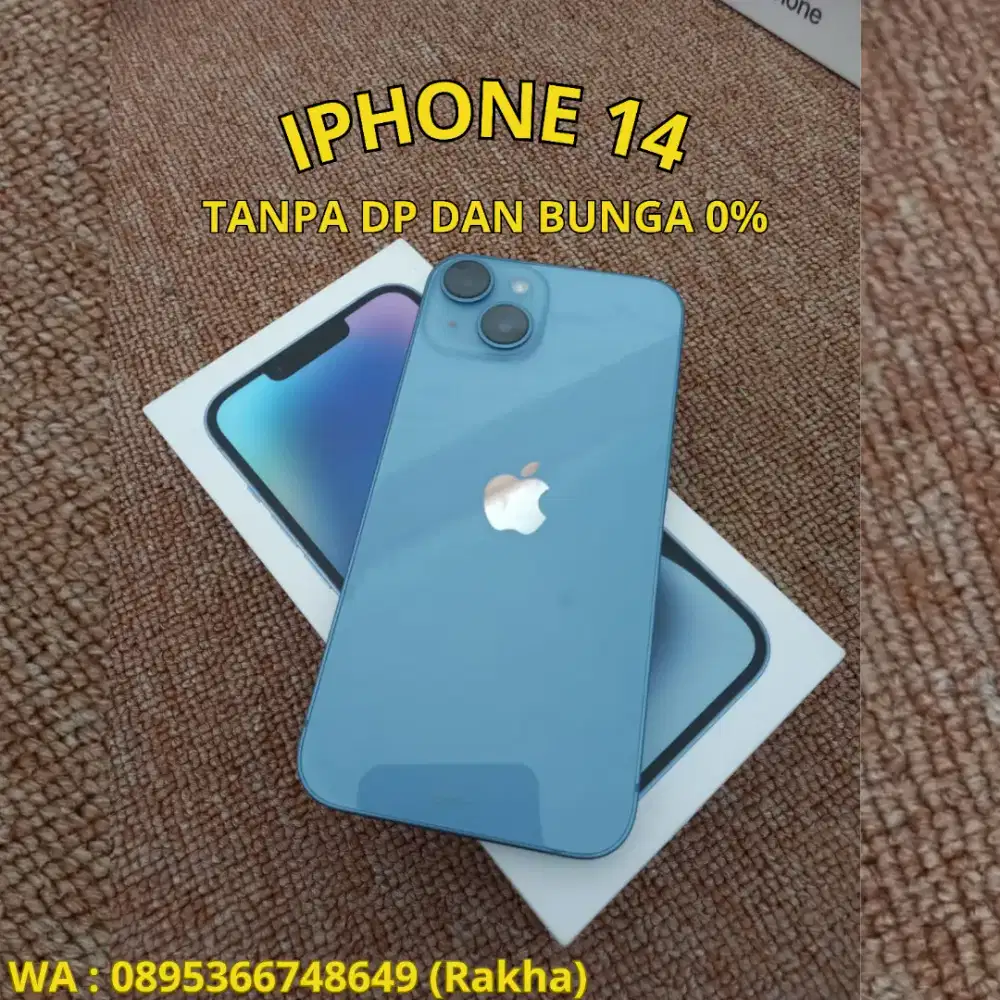 IPHONE 14 BISA KREDIT ATAU CASH TANPA DAN BUNGA CUMA PAKE KTP AJA