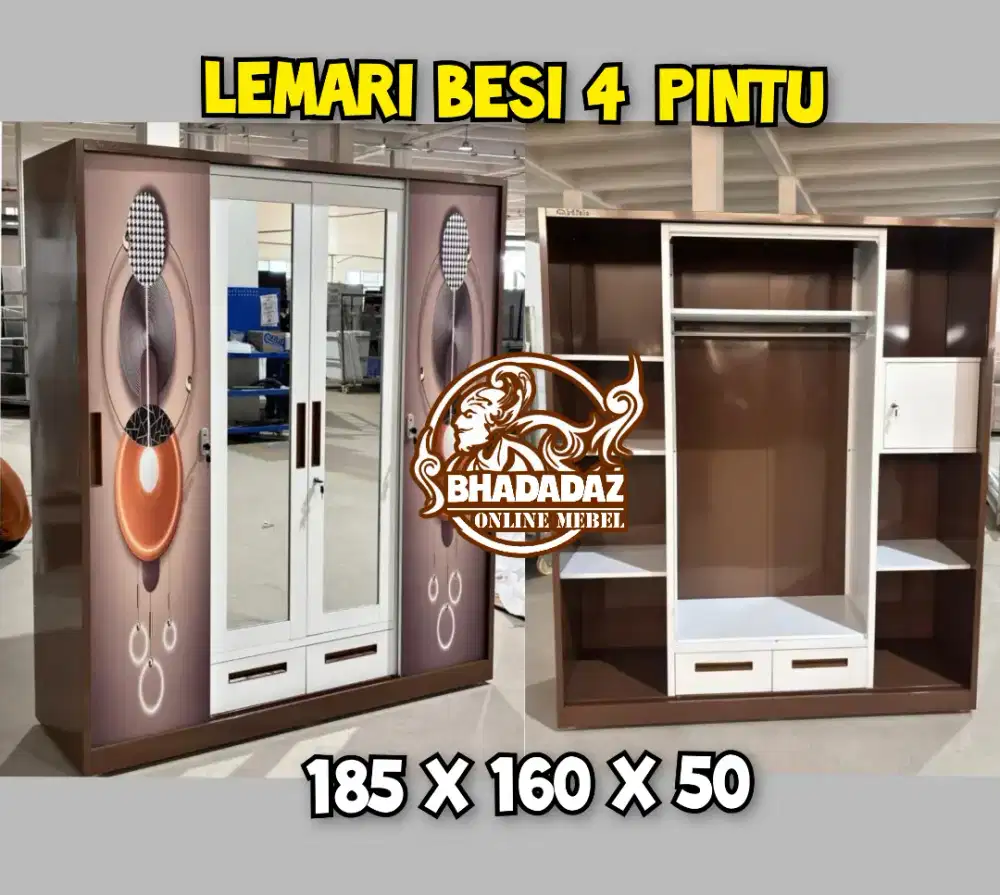 Lemari Besi 4 Pintu
