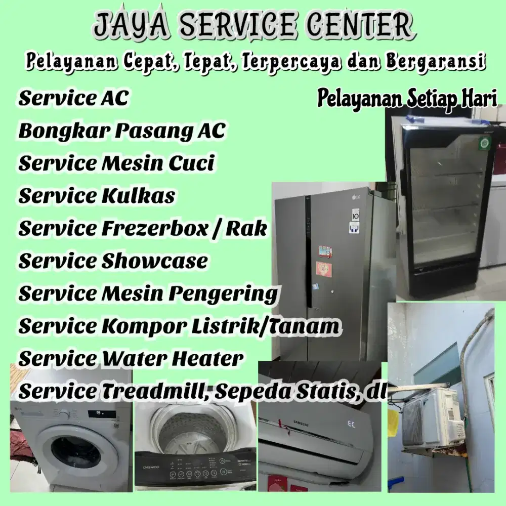 Service Kulkas Frezer Bongkar Pasang AC Servis AC Mesin Cuci Sukolilo