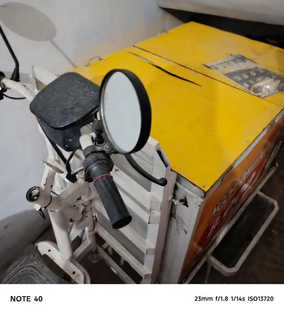 Sepeda listrik box kopi keliling