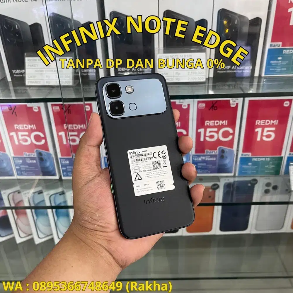 INFINIX NOTE EDGE BISA KREDIT TANPA DP DANG BUNGA ATAU CASH