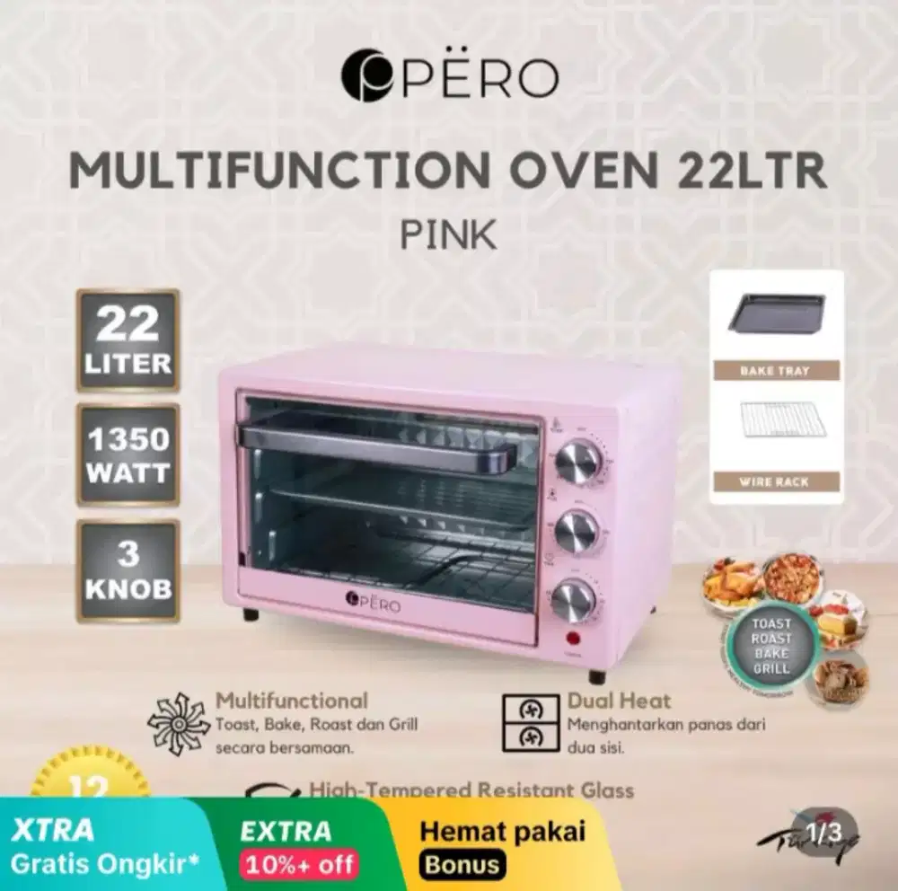 Dijual Cepat!  Oven listrik pero 22Liter