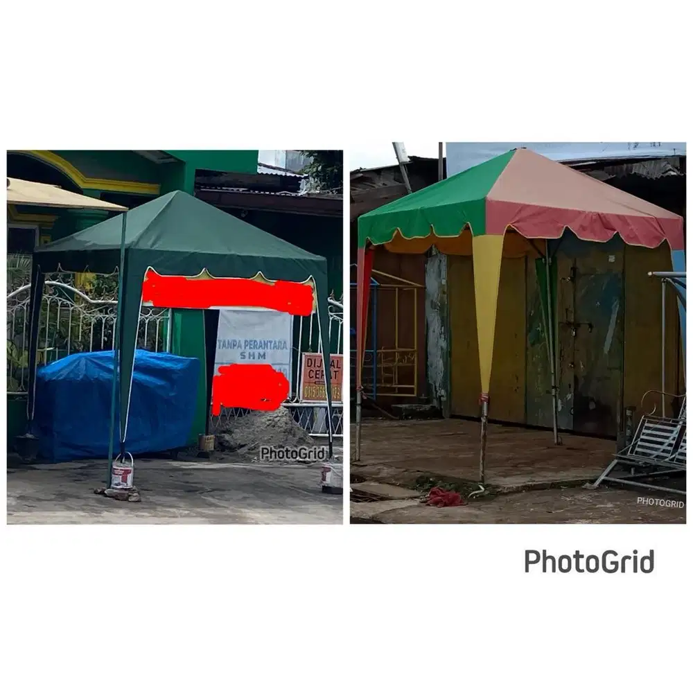 Tenda kafe, tenda payung (bs antr skitr medan)