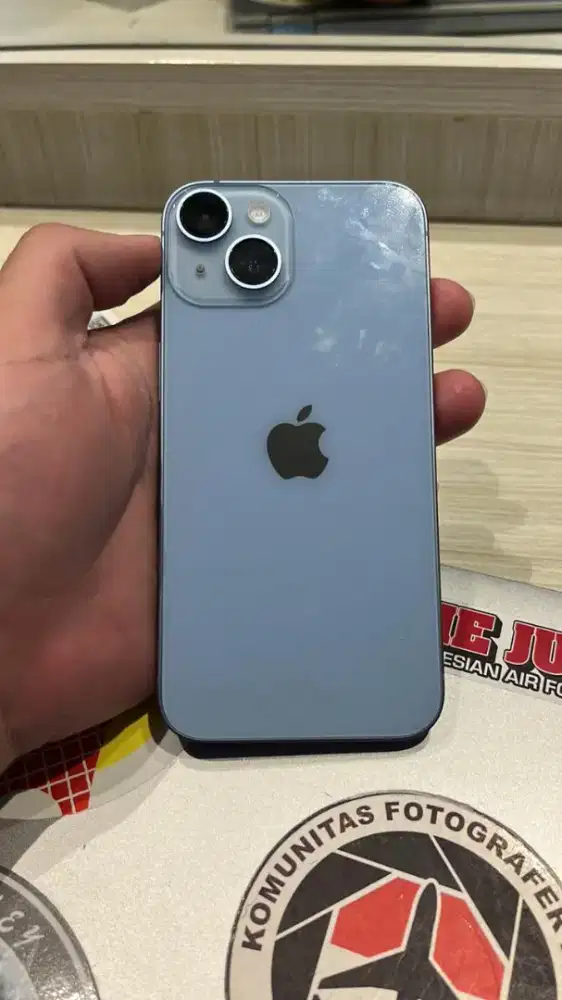 iPhone 14 Blue 128GB Ex Inter (Luar Negeri) – Resmi Aktif Indonesia