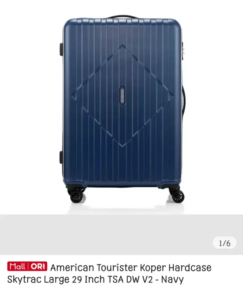 American Tourister Koper Hardcase SkytracLarge 29 Inch TSA DW V2- Navy