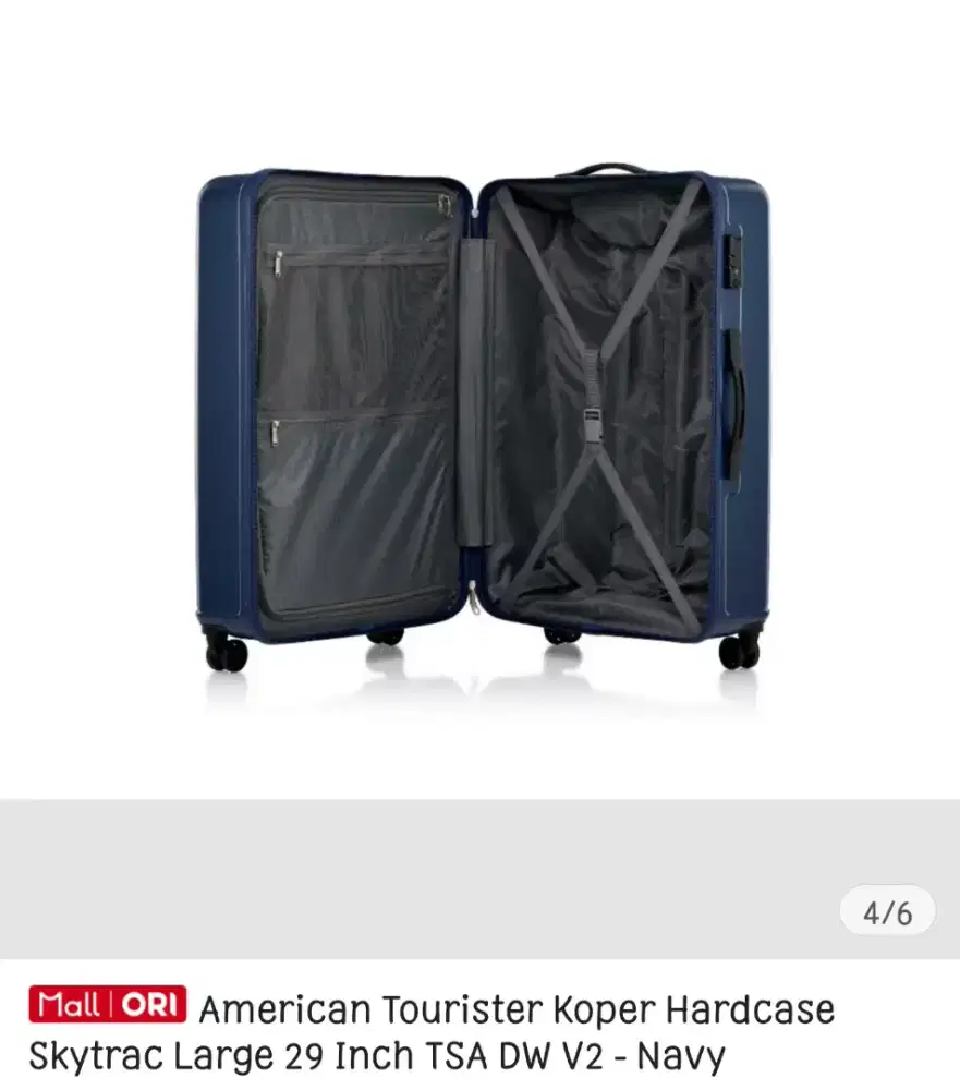 American Tourister Koper Hardcase SkytracLarge 29 Inch TSA DW V2- Navy