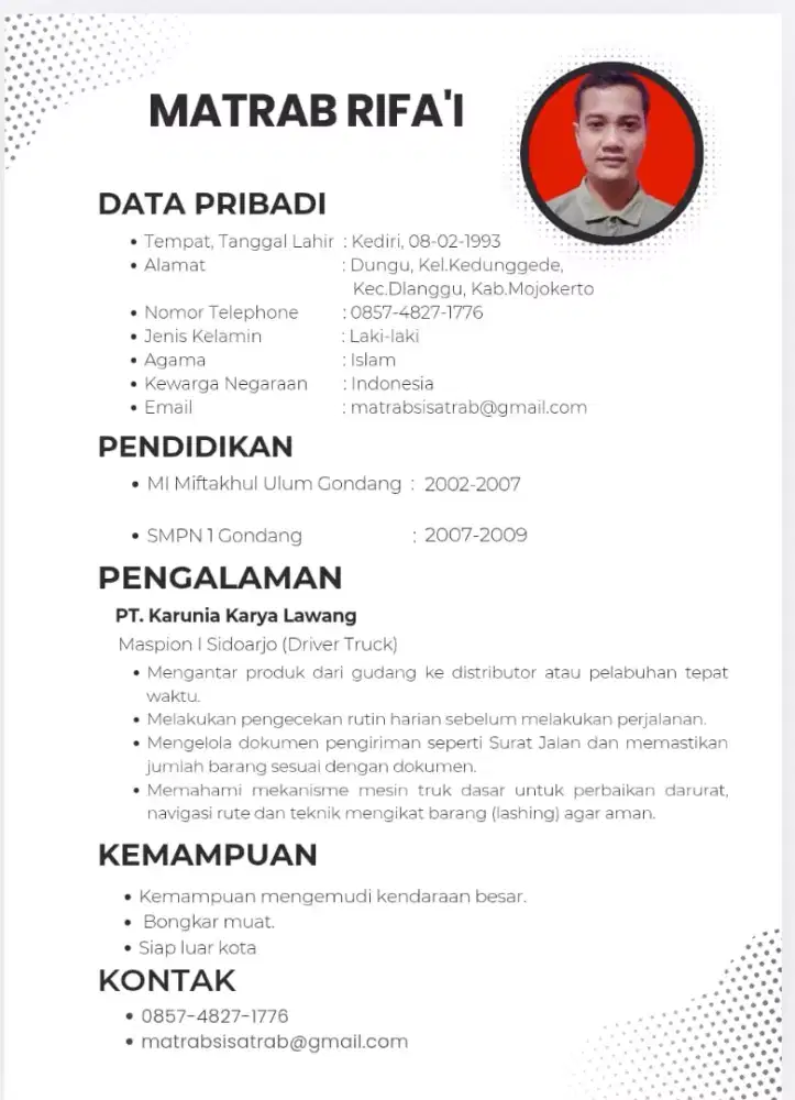 Siap. Luar dalam kota