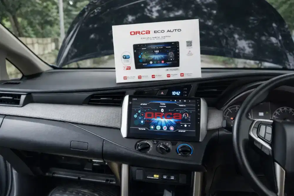Orca eco auto NFC 10.1” QLED RAM 4/64GB Free pemasangan & camera mundr