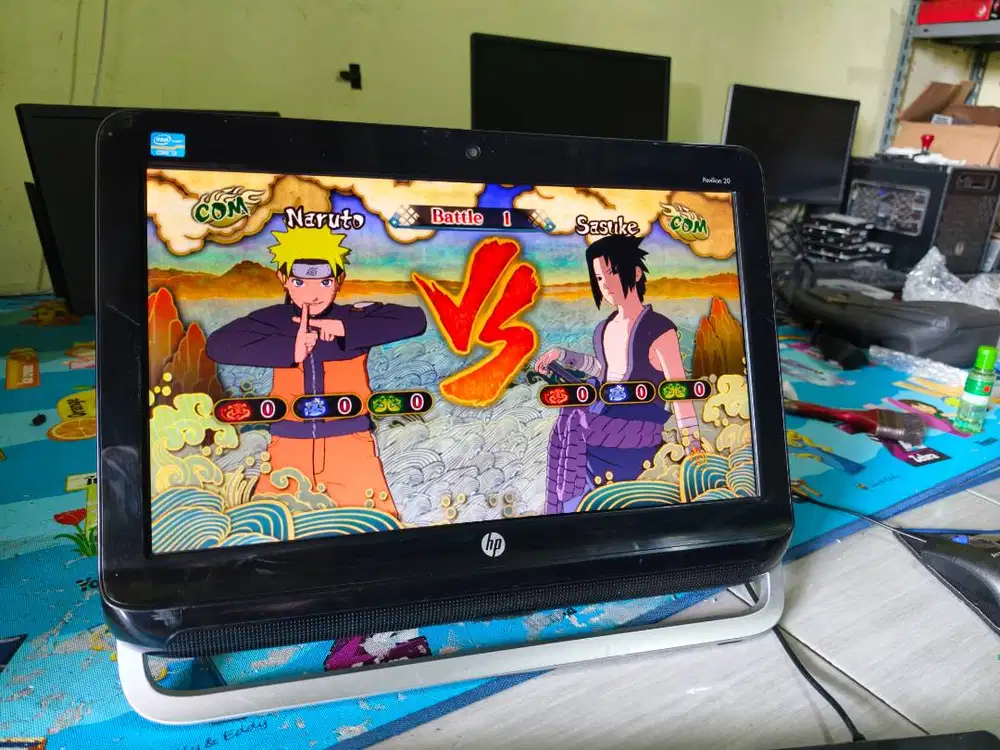 sepaket PC AIO intel i3 3.4ghz ram 8gb FULL app dan game WIFI spiker w