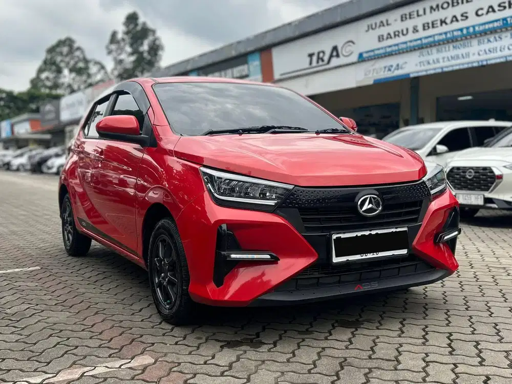 KM 15RB!! DAIHATSU AYLA 1.2 R ADS AT MATIC 2023 MERAH