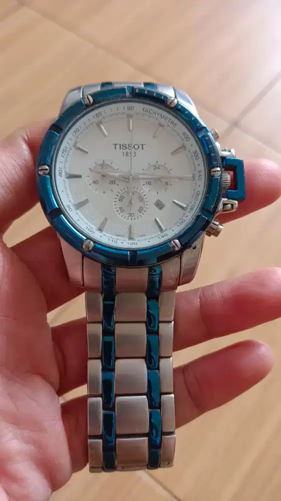 jam tangan kronograf Tissot 1853 Original