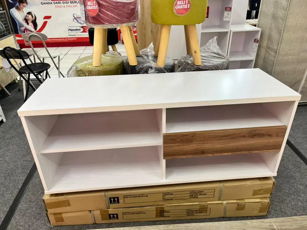 PROMO ANGKAT DISPLAY TV STAND STOK HANYA 1
