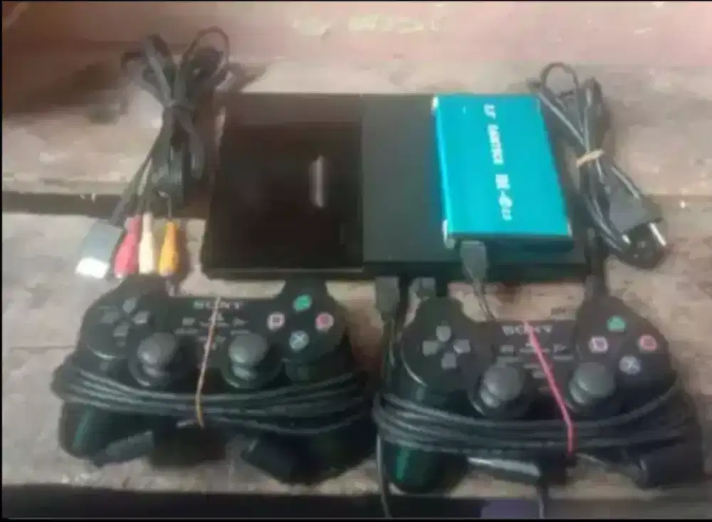 Jual PS2 Slim hardisk 40GB fullgame siap gadang