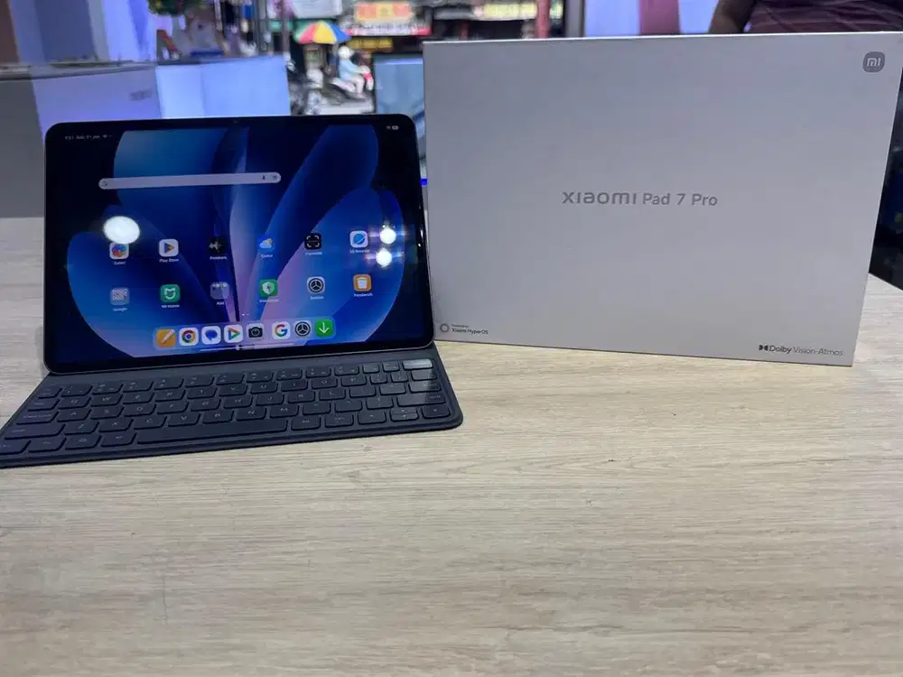 xiaomi pad 7 pro 12/512 kalau pakai keybord 6 juta tanpa keybord 5,5 j