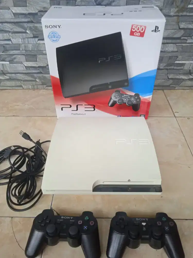 PS3 slim 500gb seri 25 mulus fullset Tangerang poris