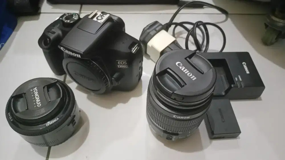 PAKET 2 LENSA CANON 13000D WIFI NFC LAKUIN AJA