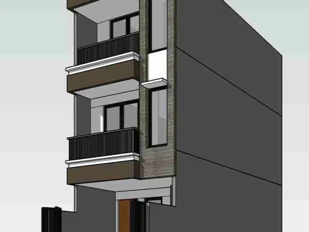 Rumah Baru 3 Lantai di Duri Kepa, Dekat ke Kuliner Tanjung Duren, Lokasi Strategis di Jakarta Barat