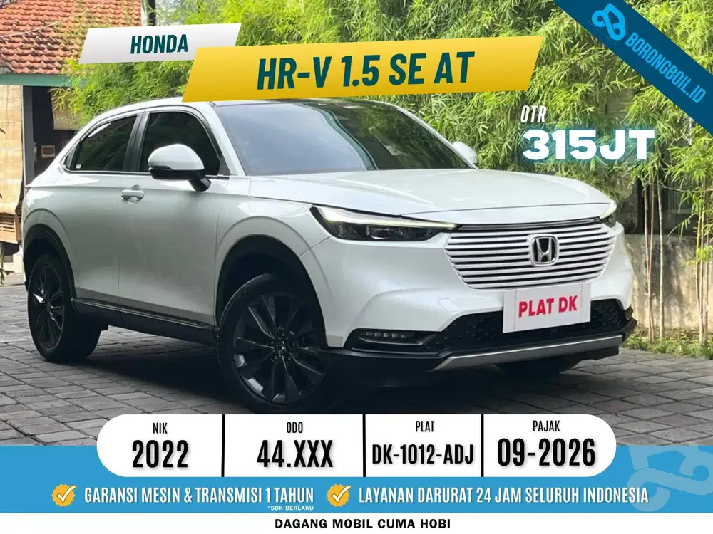 ALL NEW HRV SE CVT 2022 PUTIH MATIC ISTIMEWA LIKENEW