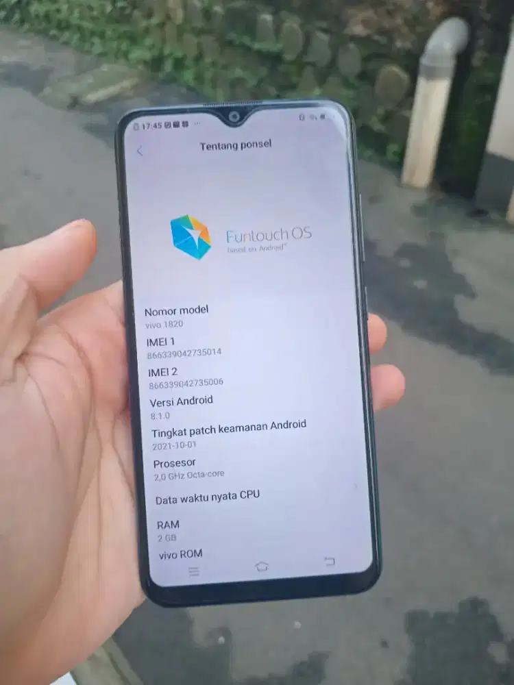 Vivo y91c 2/32 pemakaian aja hp doang