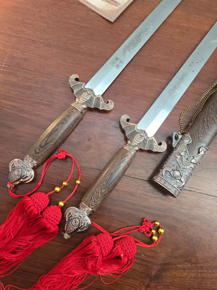 Pedang kembar Dragon phoniex twin sword mrswordman Indo series