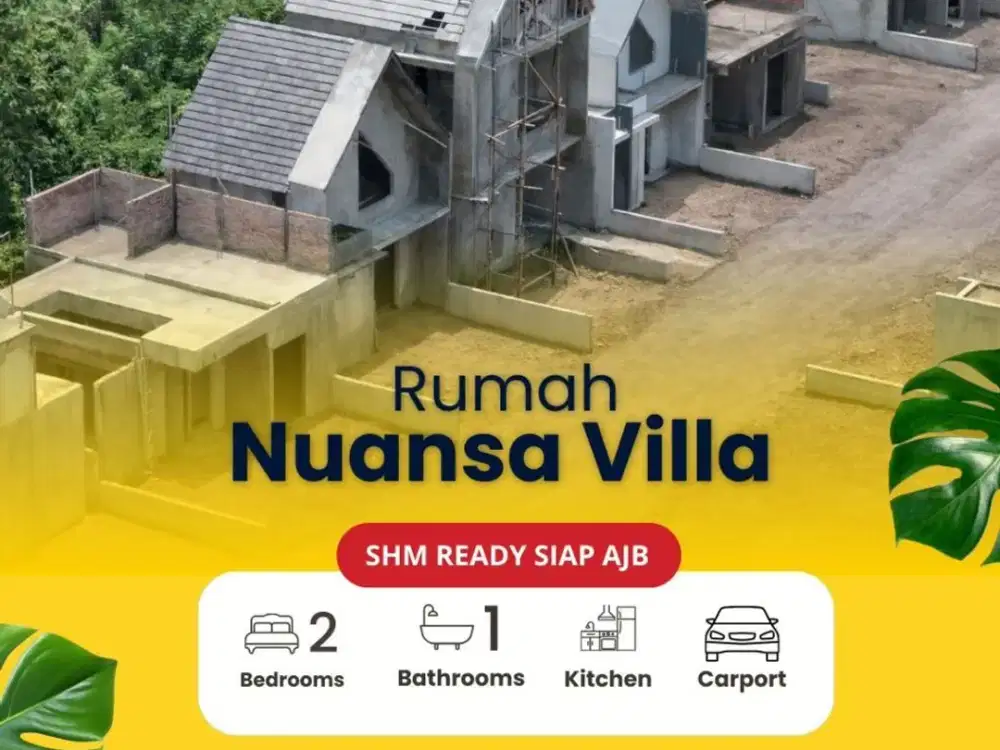 unian Rasa Villa dengan Taman Hijau dan Privasi Terjaga