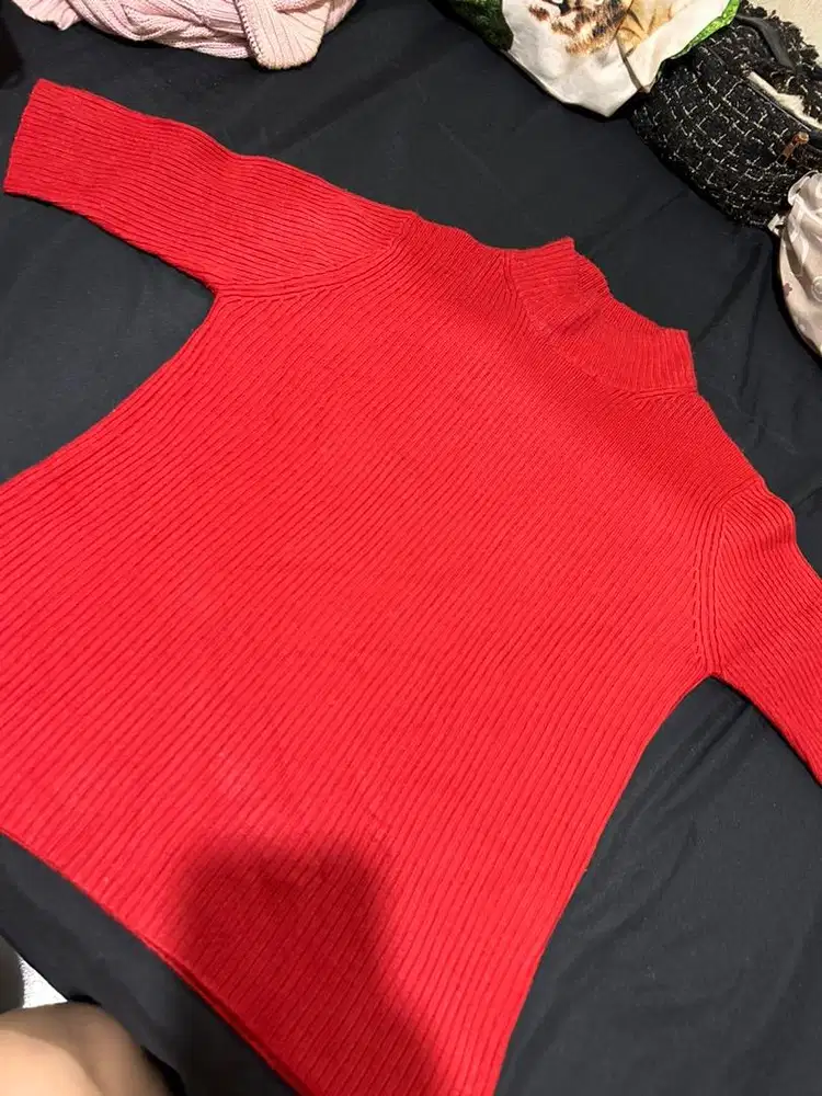 2 baju turtleneck rajut