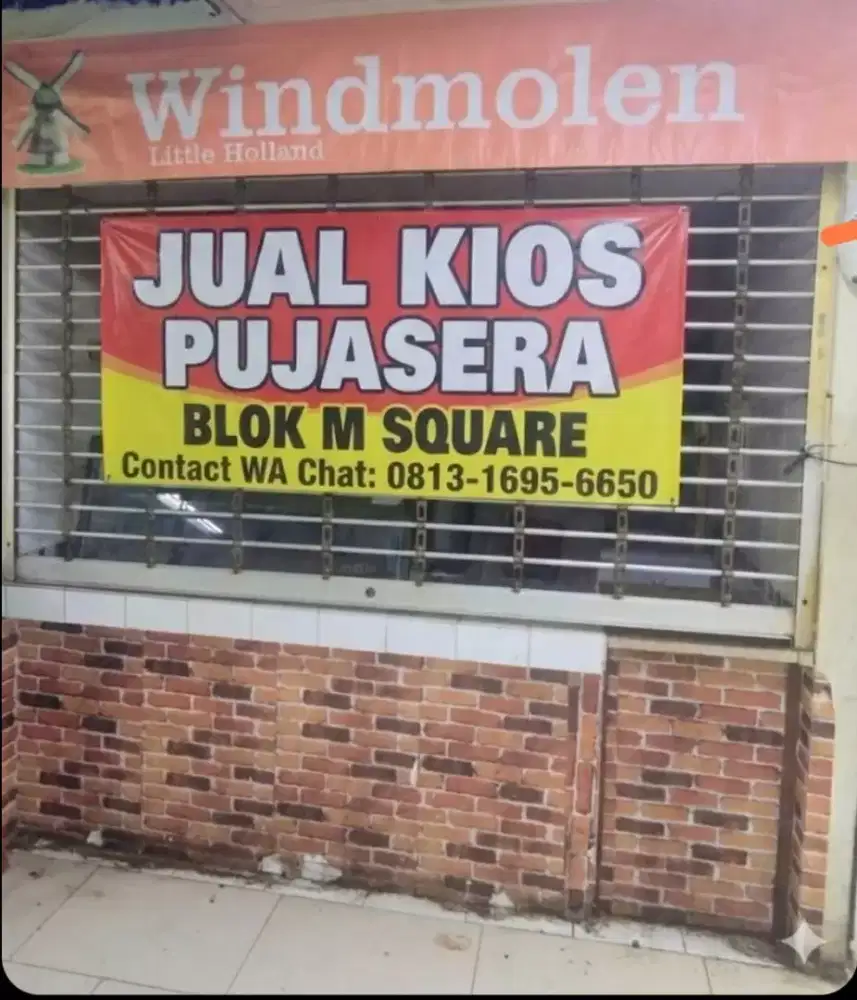 Kios Pujasere B1 Blok M Square HKS005