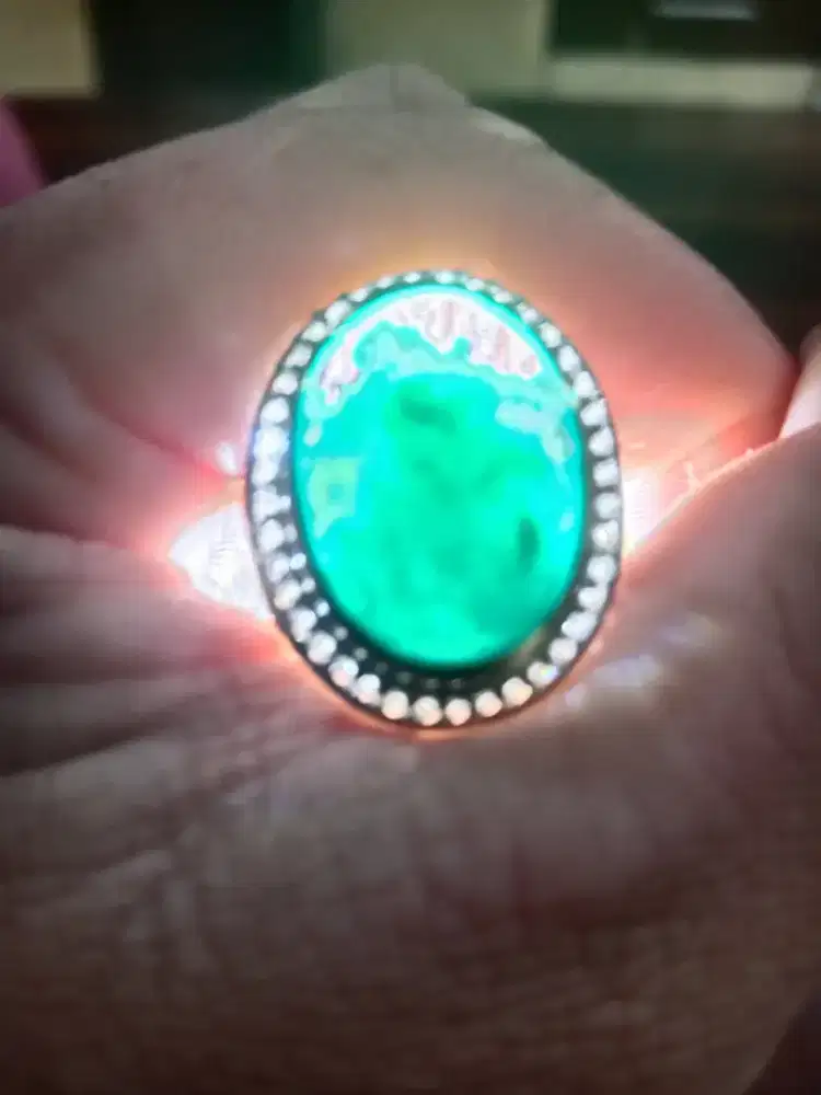 Cincin Bacan Doko Bluish Green 1 Warna Cakep