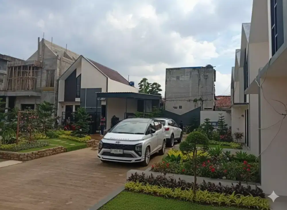 Rumah bebas banjir akses masuk mobil