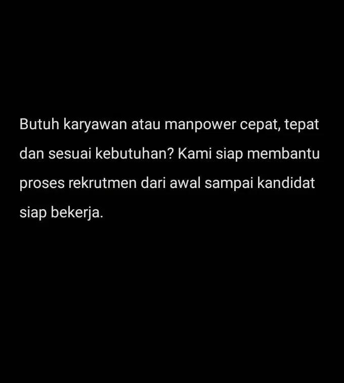 Jasa Konsultasi HR & Recruitment