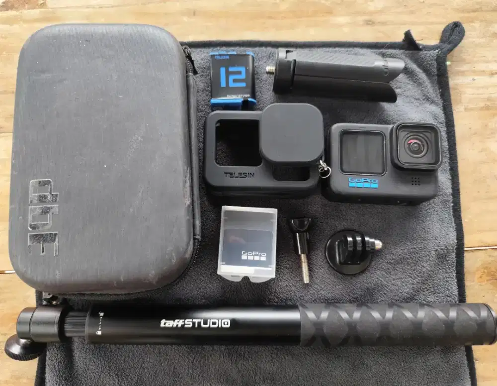 Action Camera Gopro 11 Black Kamera Vlog With Acc Alt Dji Osmo 4 5