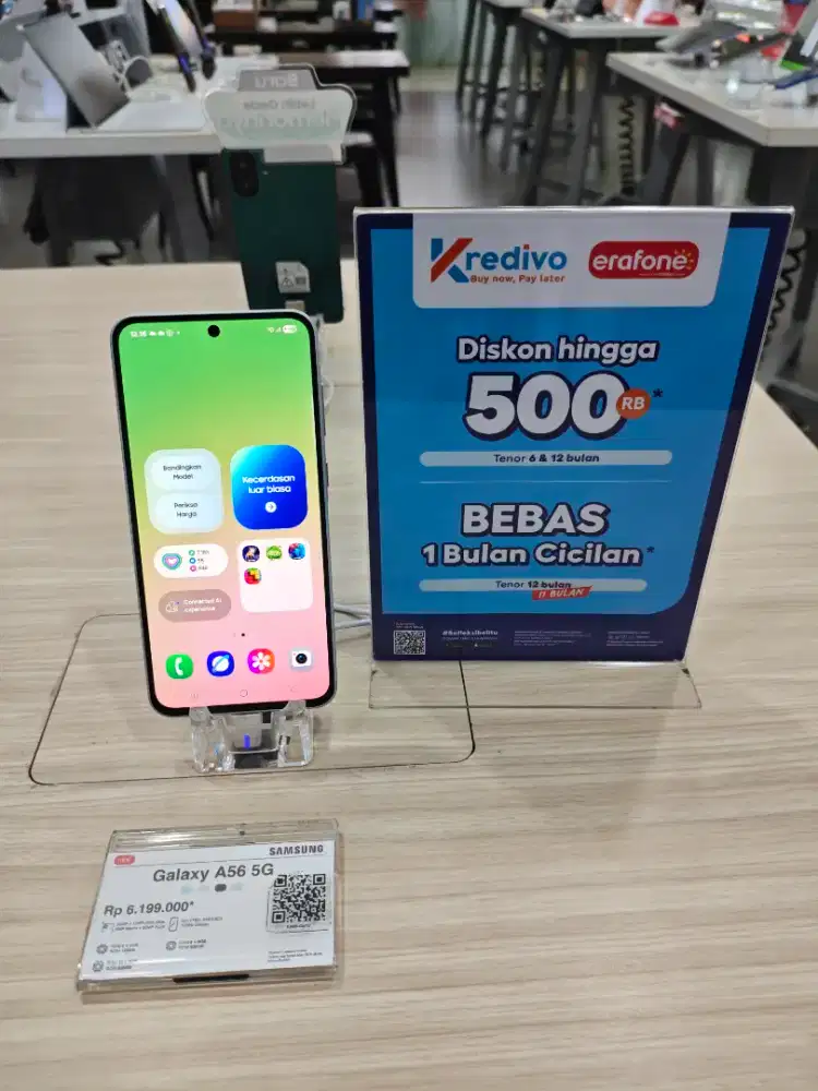 Samsung Galaxy A56 5G ready cicilan syarat cukup KTP tanpa DP bunga 0