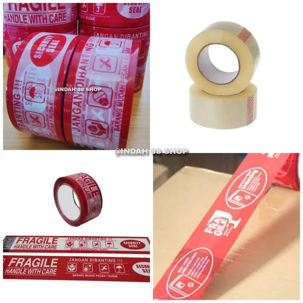 Lakban Packing / Lakban Fragile / Lakban Unboxing