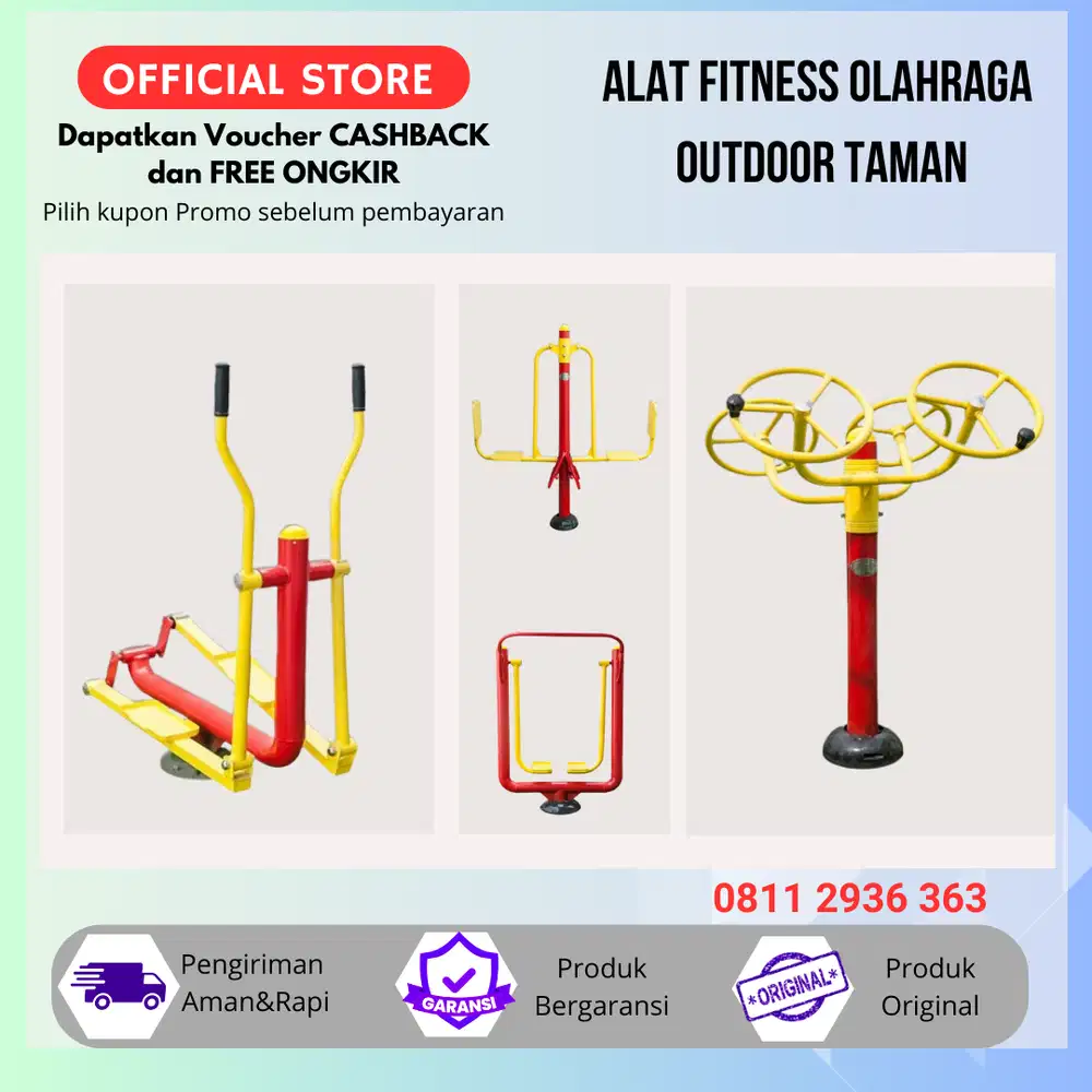 Paket Peralatan Olahraga fitness Outdoor cocok untuk Perumahan