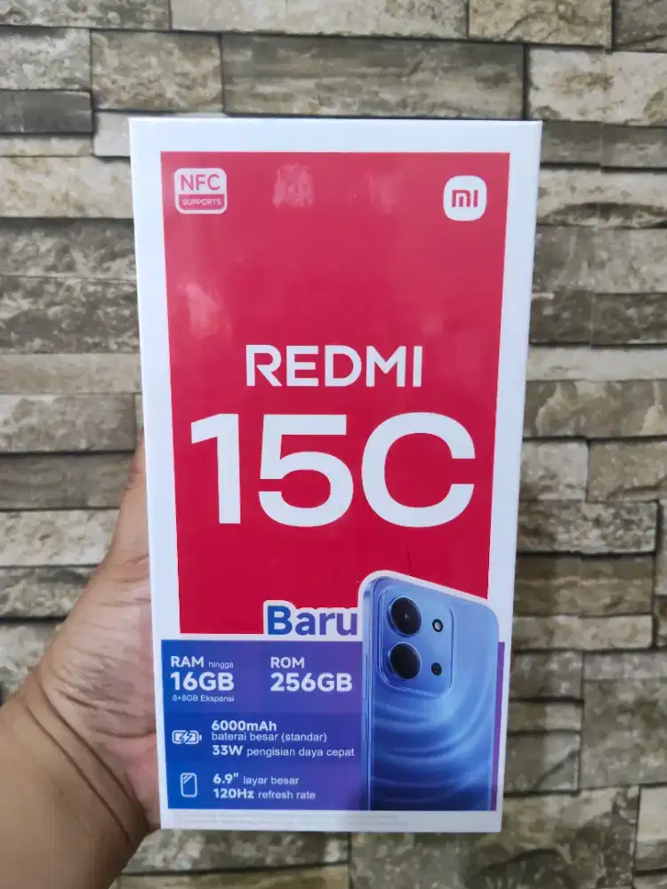 Redmi 15C 6GB/128GB & 8GB/256GB Garansi Resmi