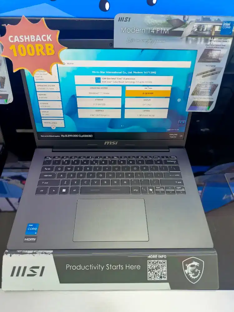 Kredit laptop MSI 14 F13MG