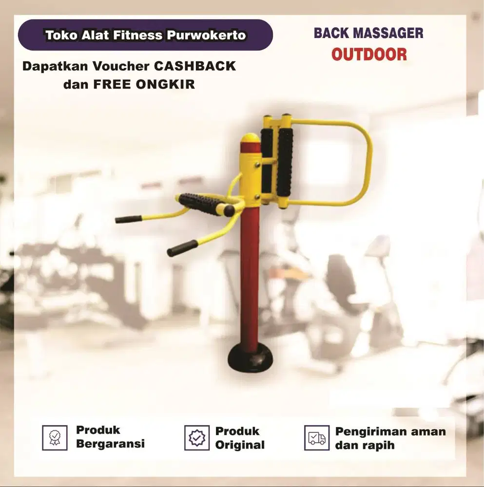 Alat olahraga taman back massanger outdoor anti karat dan cuaca