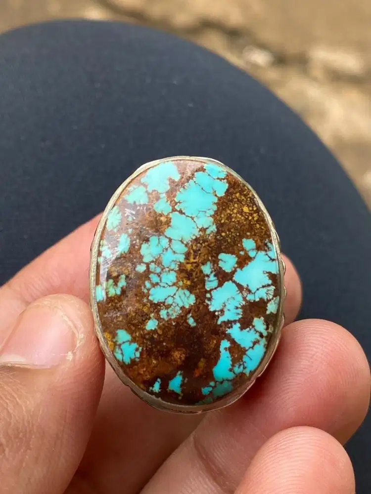 Batu Natural Pirus Persia Jumbo