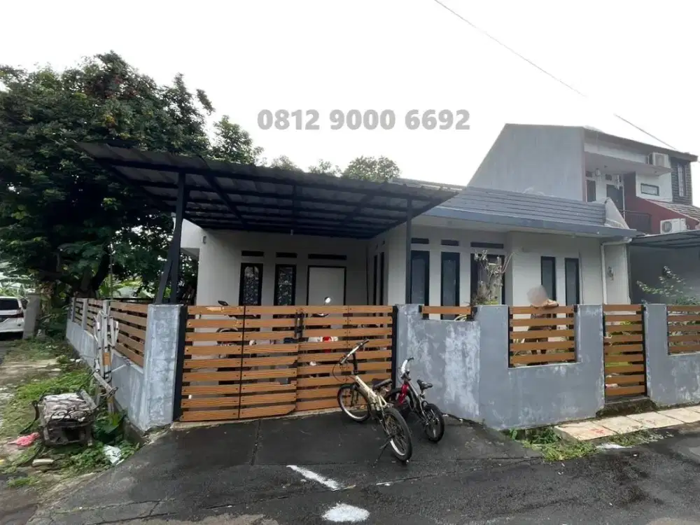 Jual Rumah Hook Murah Vila Dago Pamulang Tangerang Selatan Luas 185m2