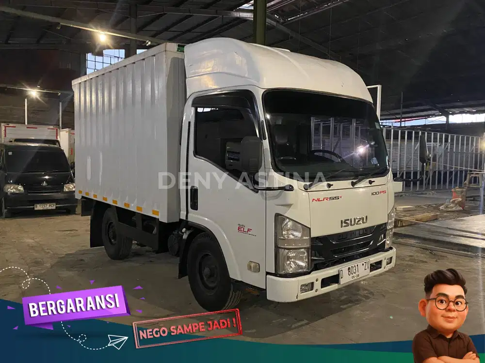 ISUZU ELF NLR 55 TX 2.8 ENGKEL STANDAR BOX BESI 2018