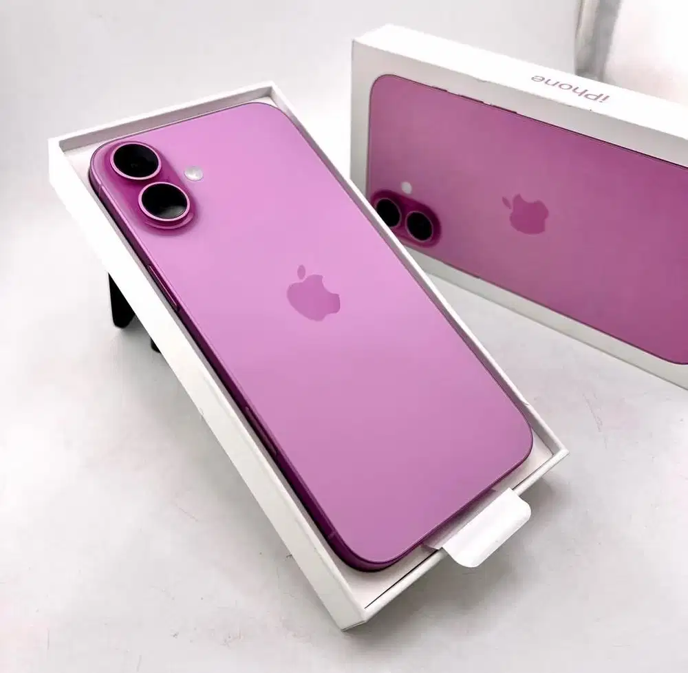 limited stock iphone 16 plus 128 pink new garansi resmi ibox 12 bulan