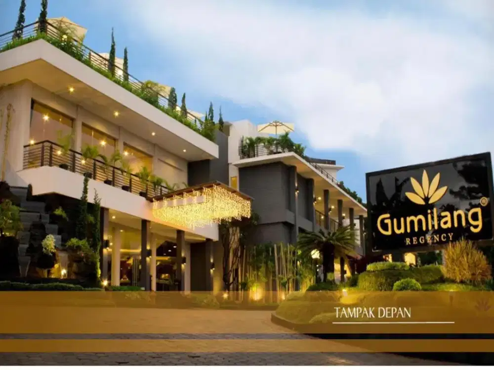 Gumilang Regency Hotel Dilelang bintang 3 nyaman SHM siap huni pusat kota Bandung