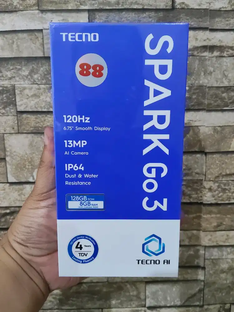 NEW Tecno Spark GO 3 4GB/64GB , 4GB/128GB Garansi Resmi