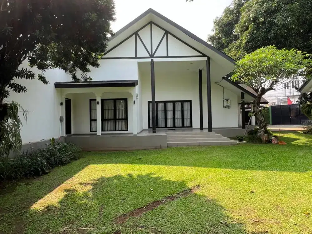 Rumah design american farm house strategis halaman luas di ciputat pr 14419