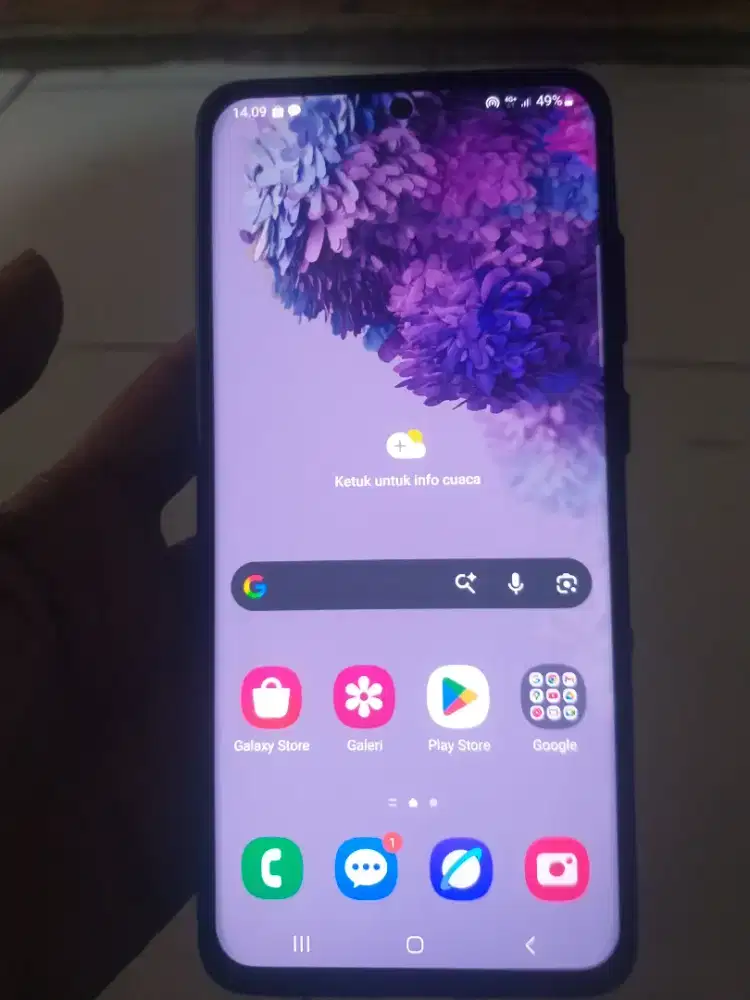 Samsung S20 plus ram 8/128 masih original mulus tanpa cacat 97%