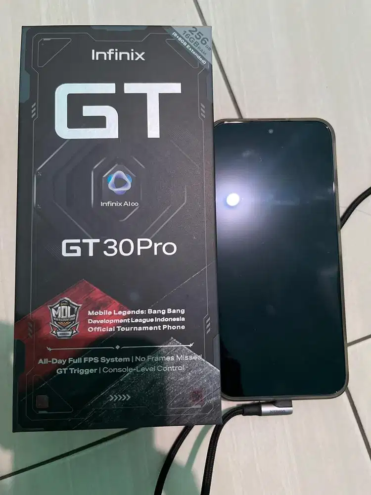 Infinix GT30PRO Dark Flare ( tanpa Magcharge Cooler )