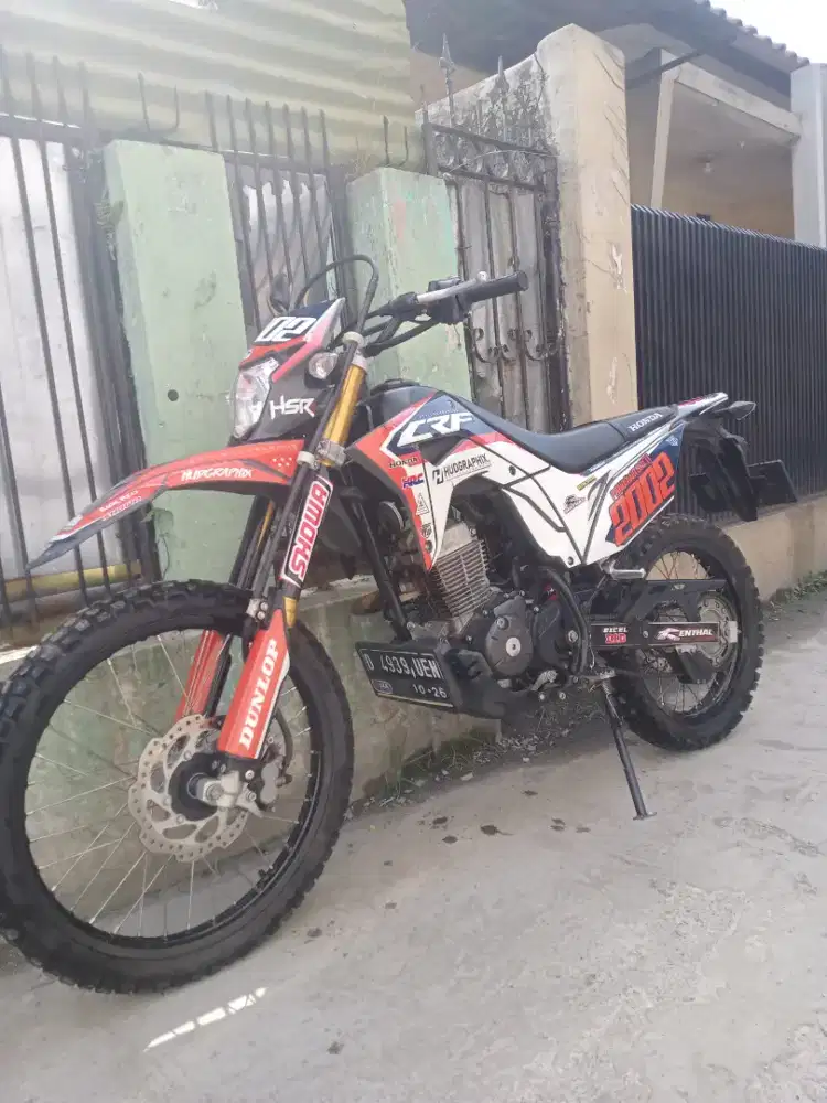 Honda crf plat bandung