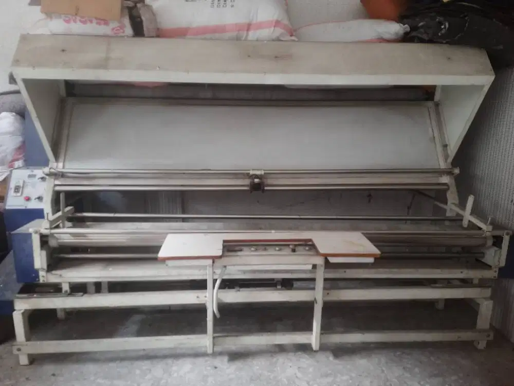 Mesin Calender / Press Kain Industri Bekas - Cocok Konveksi & Pabrik