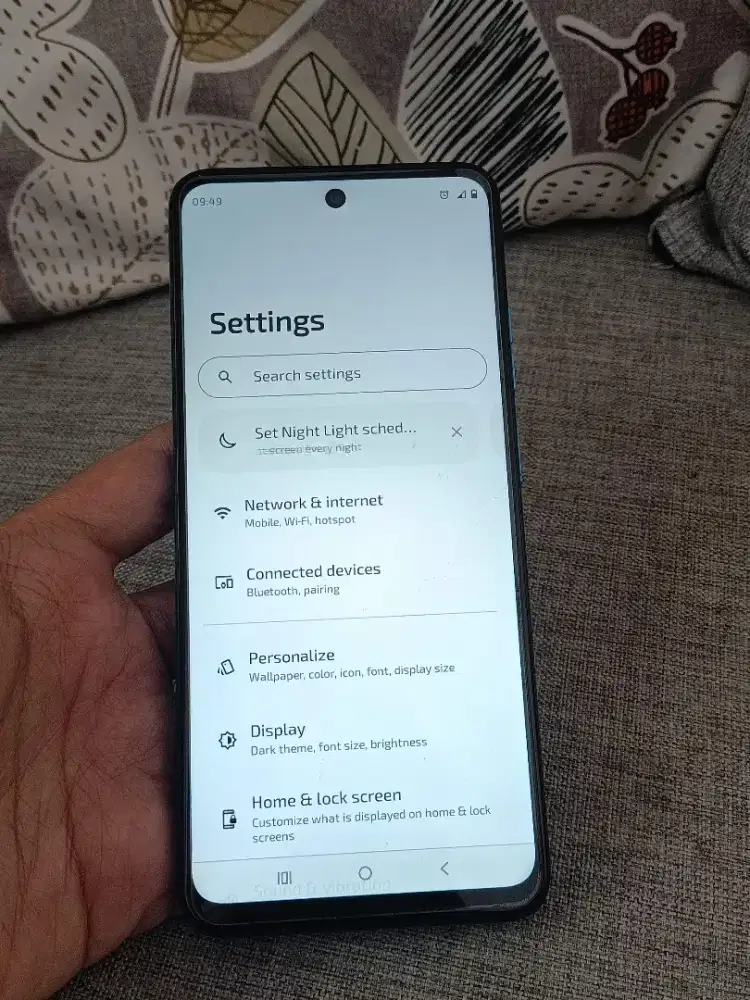 Handphone android Motorola g45 5G 8+8gb / 256 gb